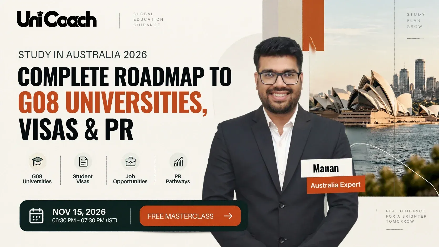 Study in Australia 2026: Complete Roadmap to Go8 Universities, Visas & PR